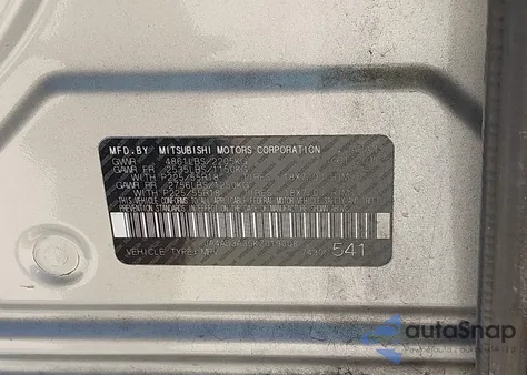 2019 Mitsubishi Outlander Se from USA, damaged, VIN JA4AD3A35KZ019008